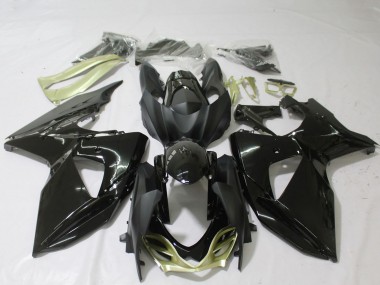 Carenagens Moto Suzuki GSXR 1000 2009-2016 - Preto Brilhante Prata
