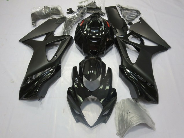 Carenagens Moto Suzuki GSXR 1000 2007-2008 - Preto Brilhante Preto Fosco