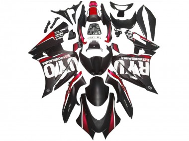 Kit Carenagens Moto Suzuki GSXR 1000 2017-2024 - Preto Fosco Vermelho