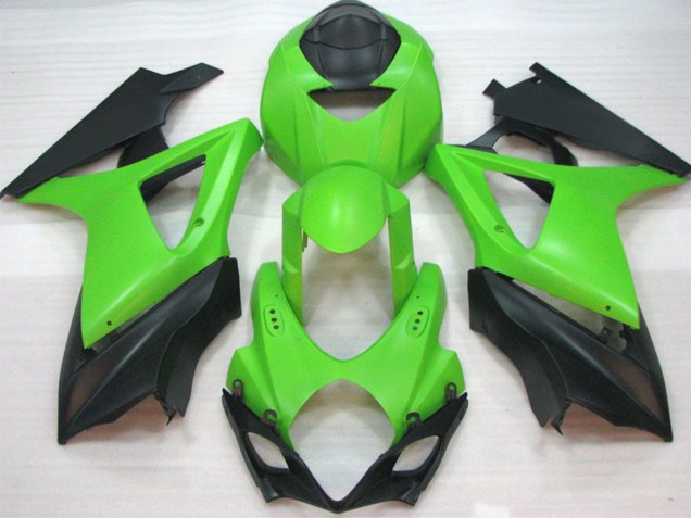Carenagens Moto Suzuki GSXR 1000 2007-2008 - Verde Preto Fosco