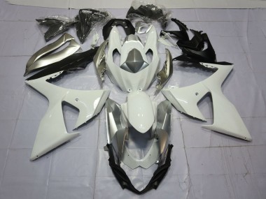 Carenagens Moto Suzuki GSXR 1000 2009-2016 - Branco Prata