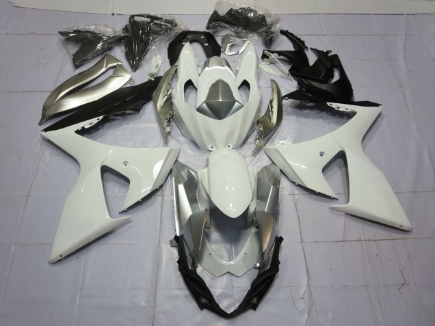 Carenagens Moto Suzuki GSXR 1000 2009-2016 - Branco Prata