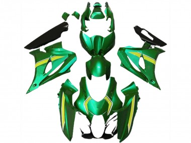 Carenagens Moto Suzuki GSXR 1000 2017-2024 - Verde Amarelo Estilo