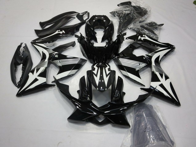 Carenagens Moto Suzuki GSXR 1000 2009-2016 - Branco Preto