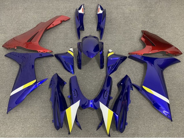 Carenagens Moto Suzuki GSXR 600 / GSXR 750 2011-2024 - Azul Vermelho Lowers