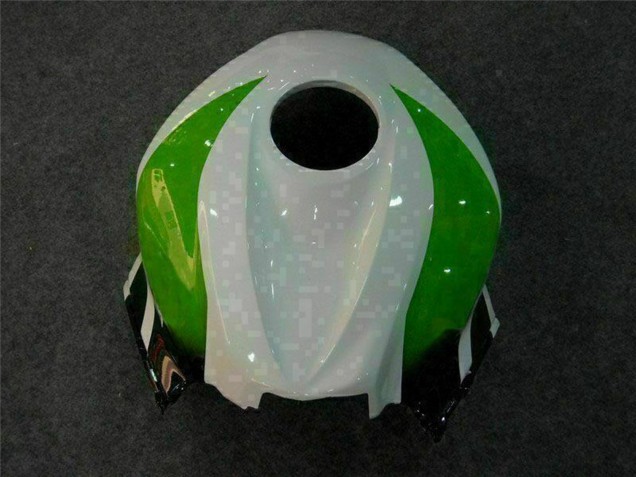 Carenagem Moto Honda CBR600RR 2007-2008 - Branco Verde Preto Brilhante Hannspree