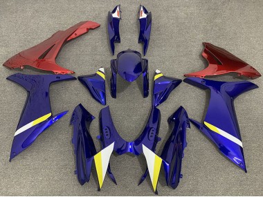 Carenagens Moto Suzuki GSXR 600 / GSXR 750 2011-2024 - Azul Vermelho Branco Amarelo