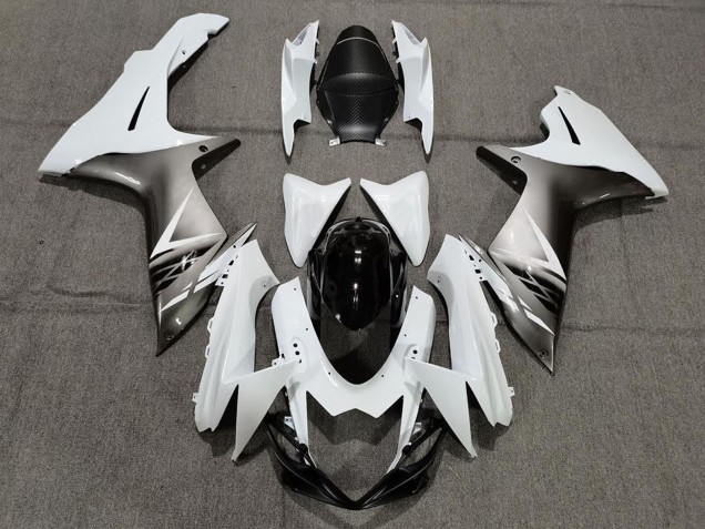 Carenagens Moto Suzuki GSXR 600 / GSXR 750 2011-2024 - Branco Cinzento Preto