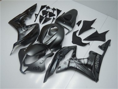 Carenagens Moto Honda CBR600RR 2007-2008 - Preto Fosco Graffiti