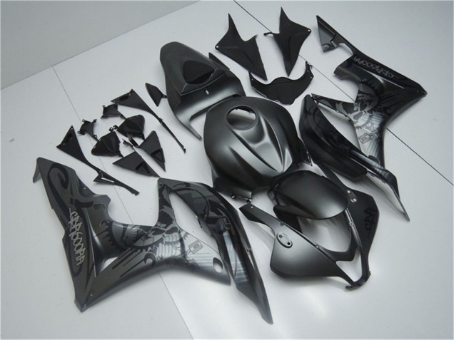 Carenagens Moto Honda CBR600RR 2007-2008 - Preto Fosco Graffiti
