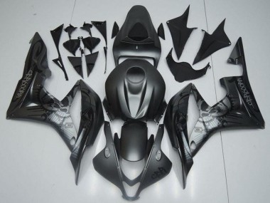 Carenagens Moto Honda CBR600RR 2007-2008 - Preto Fosco Graffiti