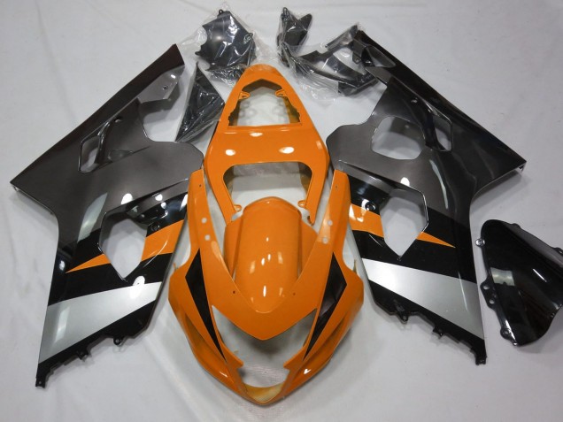 Carenagens Moto Suzuki GSXR 600 / GSXR 750 2004-2005 - Laranja Prata