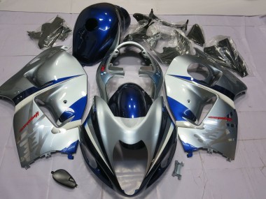 Carenagem Moto Suzuki GSXR 1300 1996-2007 - Prata Azul