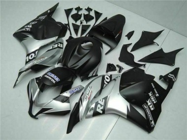 Carenagens Moto Honda CBR600RR 2009-2012 - Prata Preto Fosco Repsol