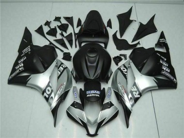 Carenagens Moto Honda CBR600RR 2009-2012 - Prata Preto Fosco Repsol