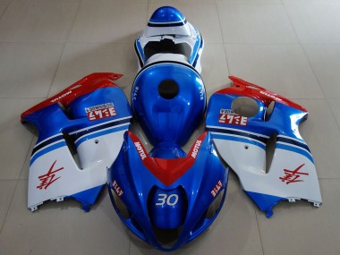 Carenagens Moto Suzuki GSXR 1300 1996-2007 - Azul Branco Vermelho