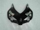 Carenagens Moto Honda CBR1000RR 2004-2005 - Preto Brilhante Branco West Mobil Michelin