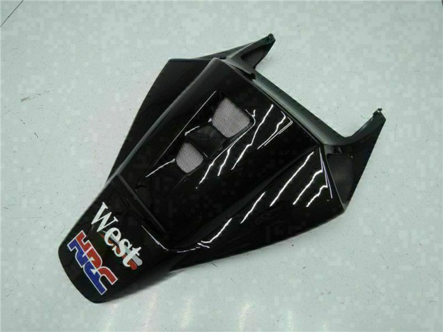 Carenagens Moto Honda CBR1000RR 2004-2005 - Preto Brilhante Branco West Mobil Michelin