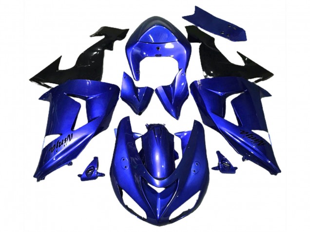 Carenagens Moto Kawasaki ZX10R 2006-2007 - Azul Preto