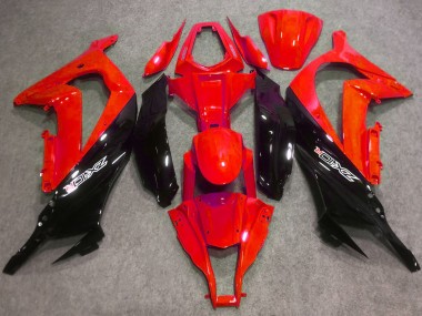 Kit Carenagens Moto Kawasaki ZX10R 2016-2020 - Vermelho Preto Brilhante