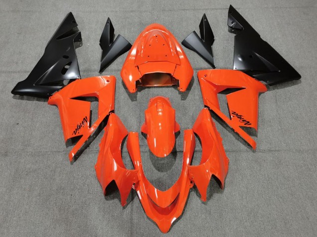 Carenagens Moto Kawasaki ZX10R 2004-2005 - Laranja Preto