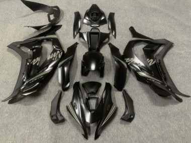 Carenagens Moto Kawasaki ZX10R 2016-2020 - Preto Fosco Cinzento Ninja