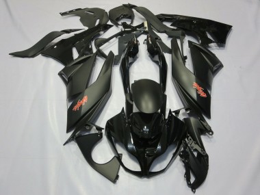 Carenagens Moto Kawasaki ZX6R 2009-2012 - Preto Fosco Preto Brilhante Vermelho Ninja