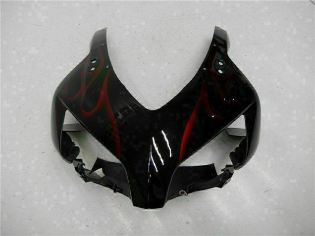 Carenagens Moto Honda CBR1000RR 2004-2005 - Preto Brilhante Vermelho Chama