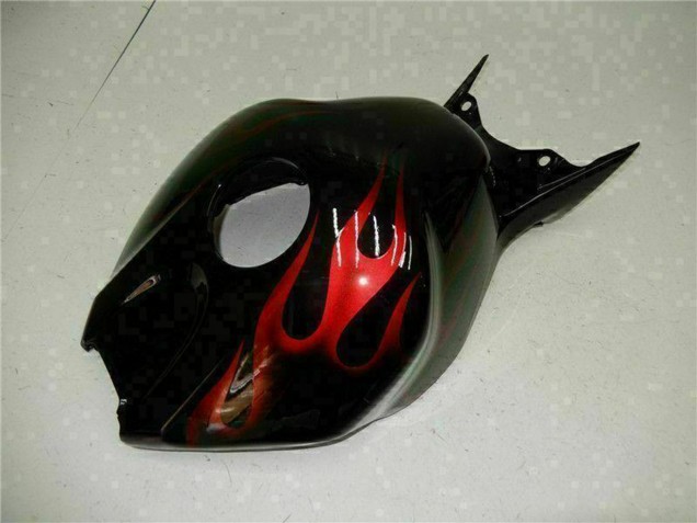 Carenagens Moto Honda CBR1000RR 2004-2005 - Preto Brilhante Vermelho Chama