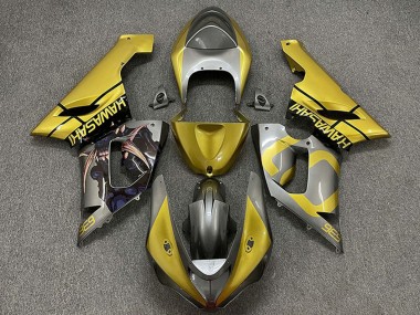 Carenagens Moto Kawasaki ZX6R 2005-2006 - Ouro Prata
