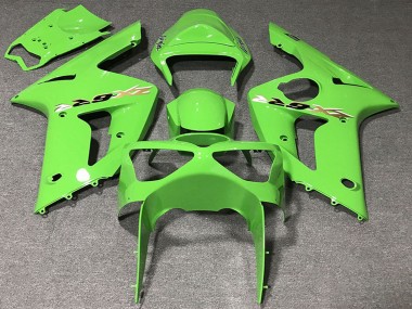 Carenagens Moto Kawasaki ZX6R 2003-2004 - Verde Claro
