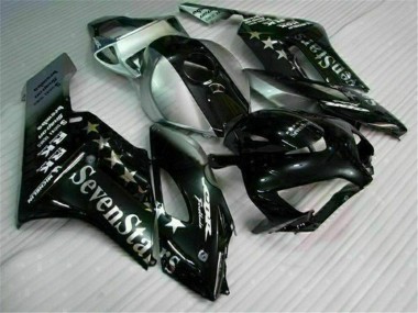 Carenagens Moto Honda CBR1000RR 2004-2005 - Prata Preto Brilhante SevenStars
