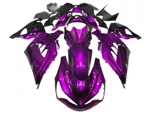 Carenagens Moto Kawasaki ZX14R 2012-2024 - Roxo Preto