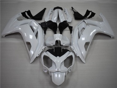 Carenagens Moto Kawasaki Ninja 650R 2009-2011 - Branco Pérola