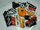 Carenagens Moto Honda CBR1000RR 2004-2005 - Laranja Branco Vermelho Preto Repsol