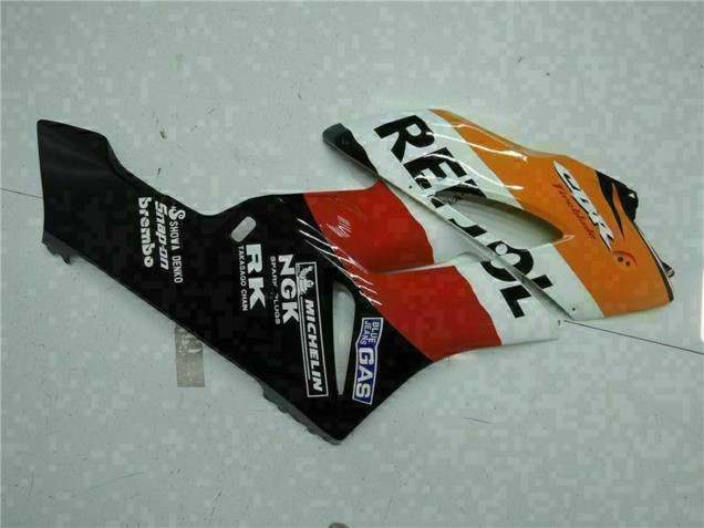 Carenagens Moto Honda CBR1000RR 2004-2005 - Laranja Branco Vermelho Preto Repsol