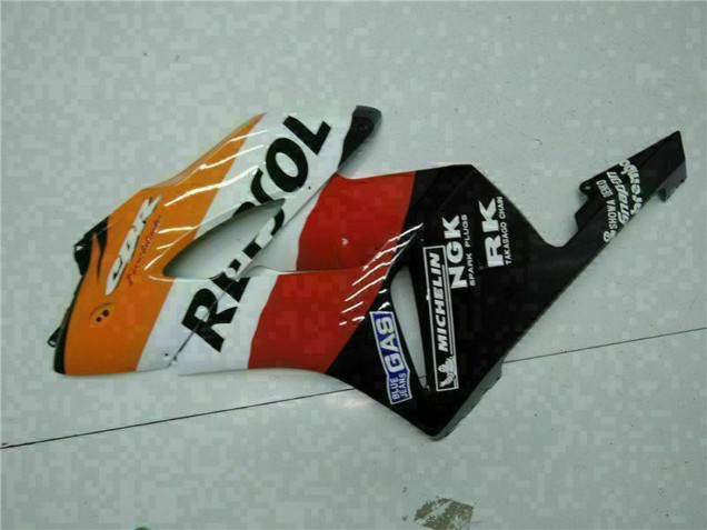 Carenagens Moto Honda CBR1000RR 2004-2005 - Laranja Branco Vermelho Preto Repsol