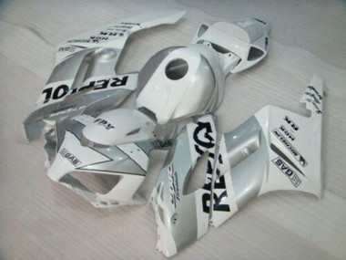 Carenagem Moto Honda CBR1000RR 2004-2005 - Branco Prata Preto Repsol