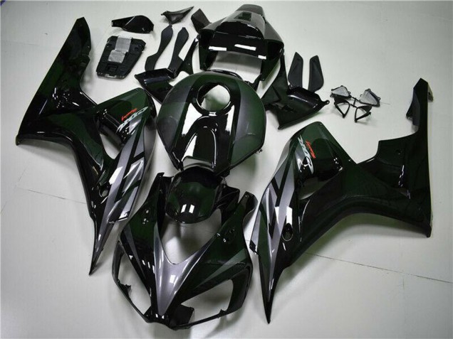 Carenagens Moto Honda CBR1000RR 2004-2005 - Preto Brilhante Cinzento