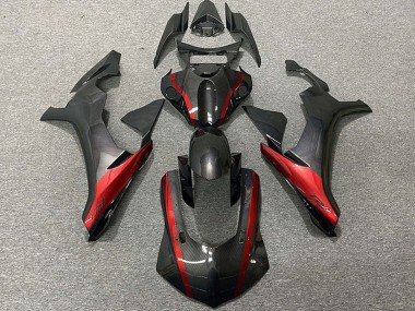 Carenagens Moto Yamaha R1 2015-2019 - Fibra de Carbono Estilo Vermelho
