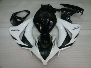 Kits Carenagens Moto Honda CBR1000RR 2008-2011 - Branco Preto Brilhante