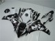 Carenagens ABS Honda CBR1000RR 2008-2011 - Branco Preto Brilhante