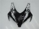 Carenagens ABS Honda CBR1000RR 2008-2011 - Branco Preto Brilhante