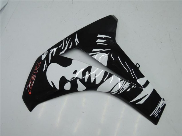 Carenagens ABS Honda CBR1000RR 2008-2011 - Branco Preto Brilhante