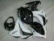 Carenagem Moto Honda CBR1000RR 2008-2011 - Branco Preto Brilhante