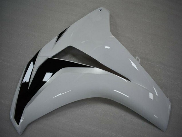 Carenagem Moto Honda CBR1000RR 2008-2011 - Branco Preto Brilhante