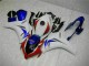 Carenagem Moto Honda CBR1000RR 2008-2011 - Branco Vermelho Azul HRC