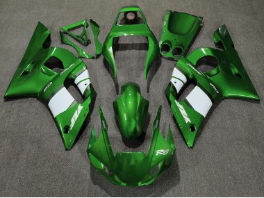 Carenagem Moto Yamaha R6 1998-2002 - Verde Branco