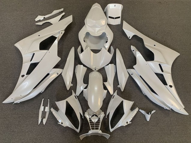 Carenagens Moto Yamaha R6 2006-2007 - Branco Pérola