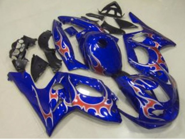 Carenagens Moto Yamaha YZF600R Thundercat 1996-2007 - Azul Vermelho